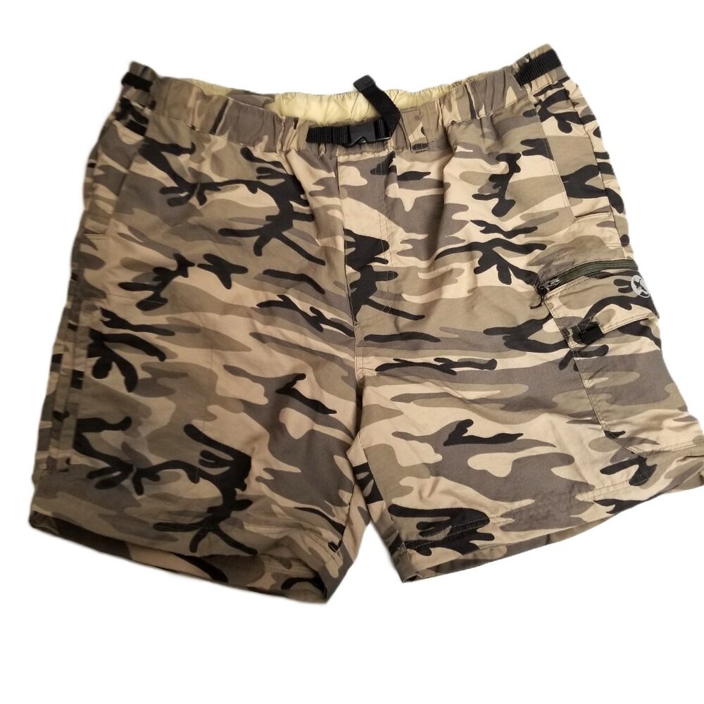 Gander Mountain Guide Series Cargo Shorts XL Camo Tactical Gorpcore Military